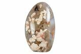 Free-Standing, Polished Flower Agate - Madagascar #205433-1